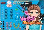 Juego  beautiful blue girls hermosa señorita