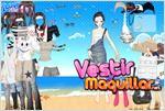 Juego  modle dress up 10 chica de la playa