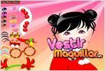 Juego  pretty girl christmas makeover cambio de imagen