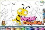 honeybee coloring abeja para colorear