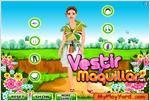 Juego  green valley girl dress up verde valle