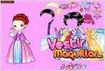 Juego  doll gown dress up vestido de la muñeca