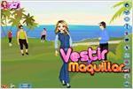 Juego fashionable sports coach entrenadora de deportes