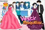 Juego bride and bridegroom dress up vestido de novia