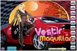 Juego racer girl dress up vestir a la chica piloto