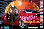 Juego  racer girl dress up vestir a la chica piloto