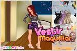 Juego  glamour sparkle dress up vestir a la chica