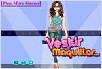 Juego dulcie dress up viste y maquilla