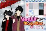 anime winter couple dress up game novios en invierno