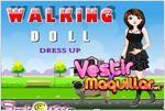 Juego  walking doll dressup vestir a la muñeca