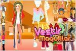 Juego feather coat dressup vestir a la moda en invierno