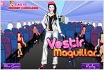 Juego sweet flight attendant dress up vestir para el avion