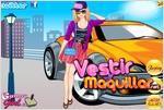 Juego casual driver girl vestir a la chica de casual