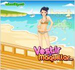 Juego  beach style dressup. vestida para la playa