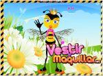 Juego  queen bee. viste a la reina abeja