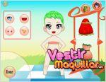 Juego cute kid with fruits dressup. viste a la niña