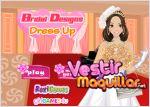 Juego  bridal designs dress up. vestida de boda