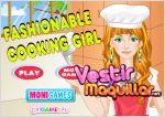 Juego fashionable cooking girl dress up. cocinar fashion