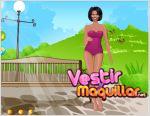 Juego  dressup for lady. vestida de lady