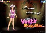 Juego shania dressup. viste a shania