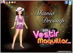 Juego  shania dressup. viste a shania