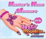 Juego  heather. manicura