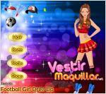 Juego  football girl dress up. chica deportista