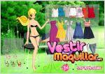 Juego  stella garden girl. vestida para el jardin