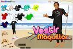 Juego  obama beach dress up obama vestido de playa