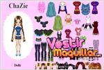 Juego  chazie dress up vestir a chazie