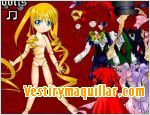 Juego rozen maiden dress up vestir a una de las rozen maiden