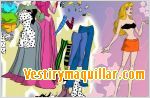 Juego  sleeping beauty dress up vestir a la bella durmiente