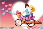 Juego  admirable bicycle lovers enamorados en bicicleta