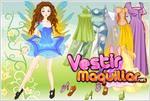 spring fairy dress up vestir al hada de la primavera