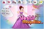 Juego  princess prom dress up vestir para el baile