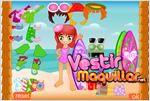 Juego hawaiian surfer dress up vestir a la surfista hawaiana