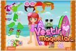 Juego  hawaiian surfer dress up vestir a la surfista hawaiana