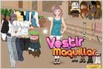 Juego  casual fashion girl dress up look casual