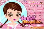 Juego  cute girl make up bella niña