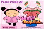 Juego  pucca dress up vestir a pucca