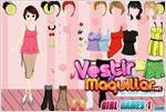 model girl dress up vestir a la modelo