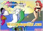 Juego ariel dress up vestir a ariel