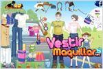 Juego family dress up vestir a la familia